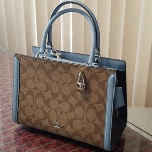 Coach Mini Satchel / Crossbody Bag, Snakeleather